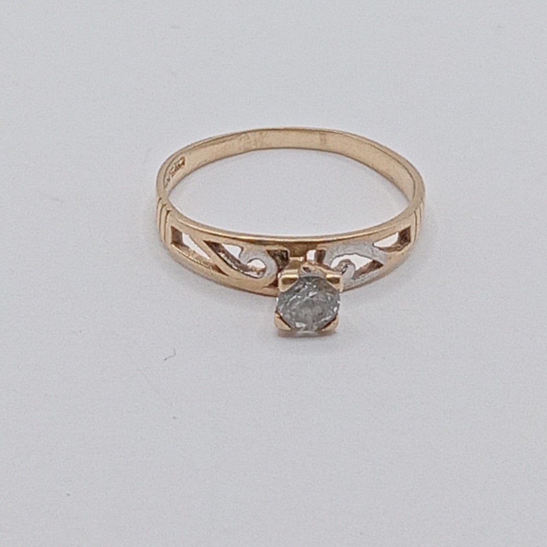 SOLITARIO ORO 14 K 1,50 GRMS (SEMINUEVO)