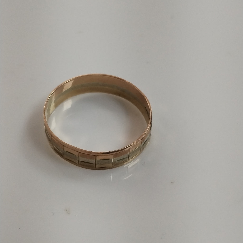 ARGOLLA ORO, ORO COMBINADO 8 K 1.7 GRMS (SEMINUEVO)