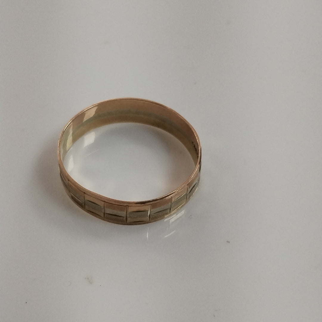 ARGOLLA ORO, ORO COMBINADO 8 K 1.7 GRMS (SEMINUEVO)