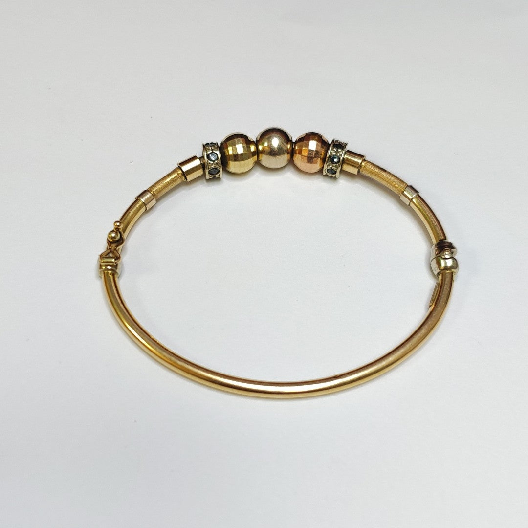 PULSERA RIGIDA ORO 14 K 9,60 GRMS (SEMINUEVO)