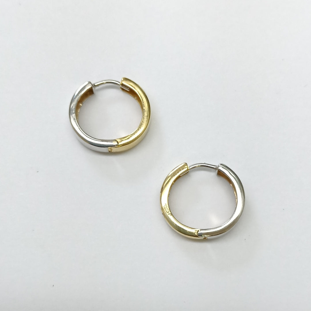 ARRACADAS PAR ORO 14 K 1.7 GRMS (SEMINUEVO)