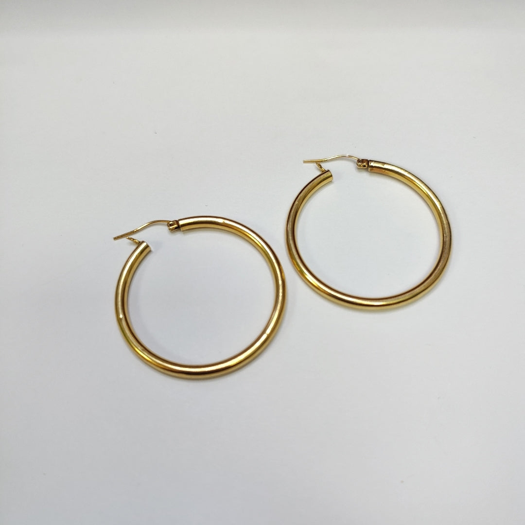 ARRACADAS PAR ORO 14 K 4,80 GRMS (SEMINUEVO)
