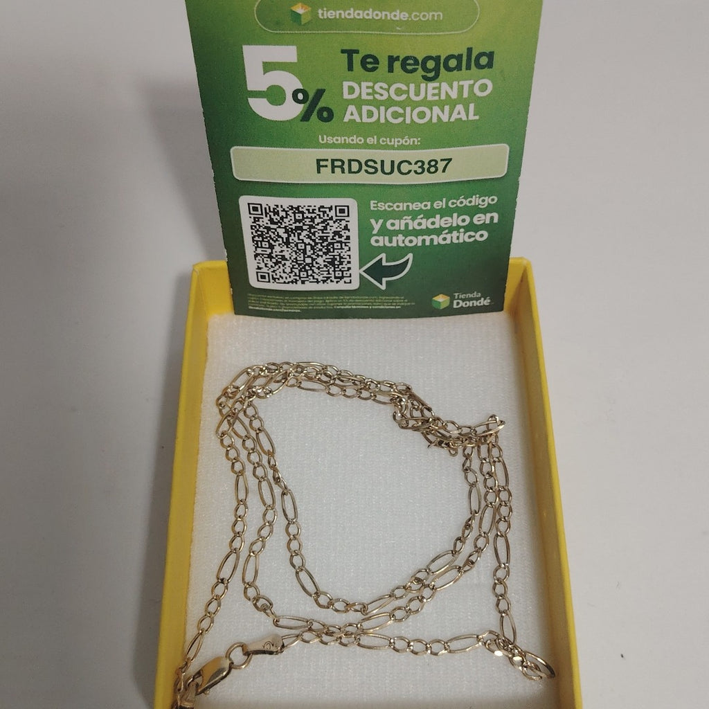 CADENA ORO 10 K 4,00 GRMS (SEMINUEVO)