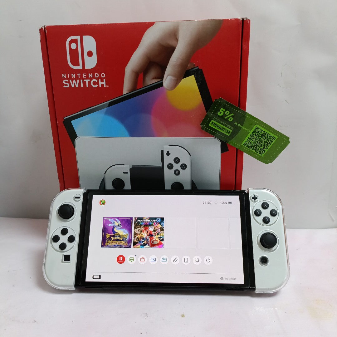 CONSOLA DE VIDEOJUEGO NINTENDO SWITCH OLED 64 GB (SEMINUEVO)