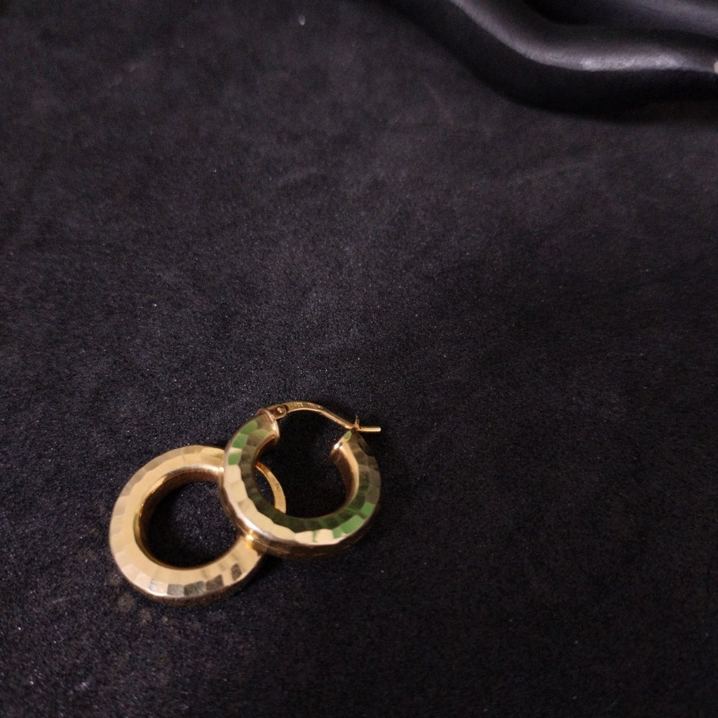 ARRACADAS PAR ORO 14 K 2.5 GRMS (SEMINUEVO)