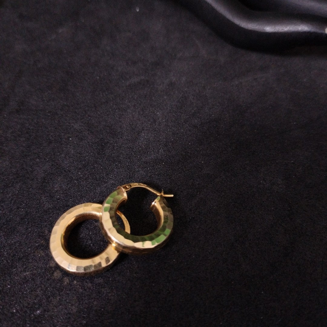 ARRACADAS PAR ORO 14 K 2.5 GRMS (SEMINUEVO)