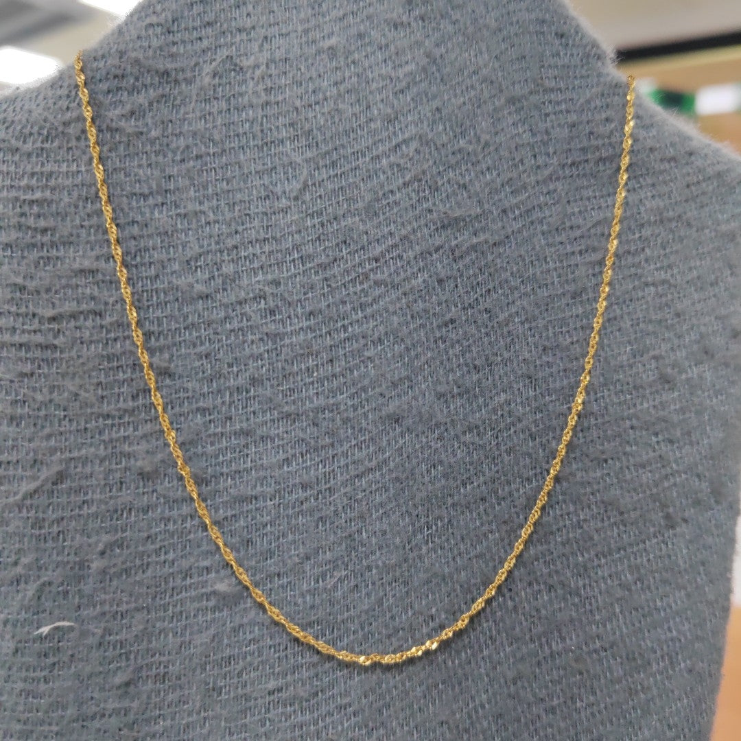 CADENA ORO 14 K 1,40 GRMS (SEMINUEVO)