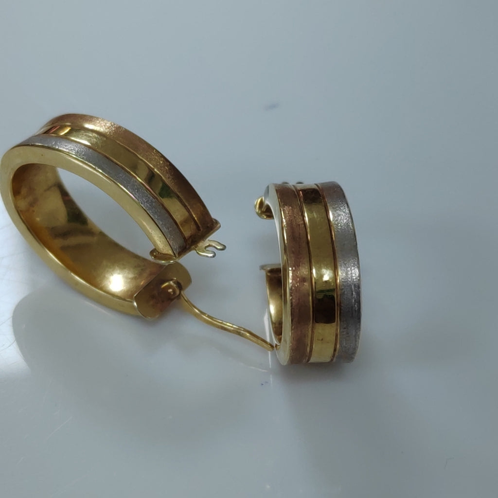 ARETES PAR ORO 14 K 3,10 GRMS (SEMINUEVO)