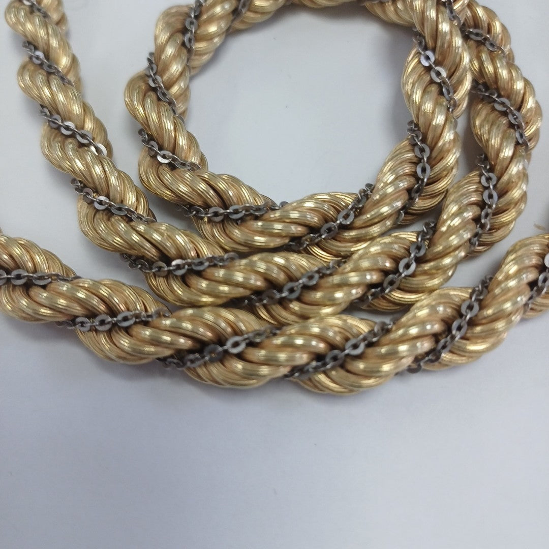 CADENA ORO, ORO COMBINADO 14 K 90.3 GRMS (SEMINUEVO)