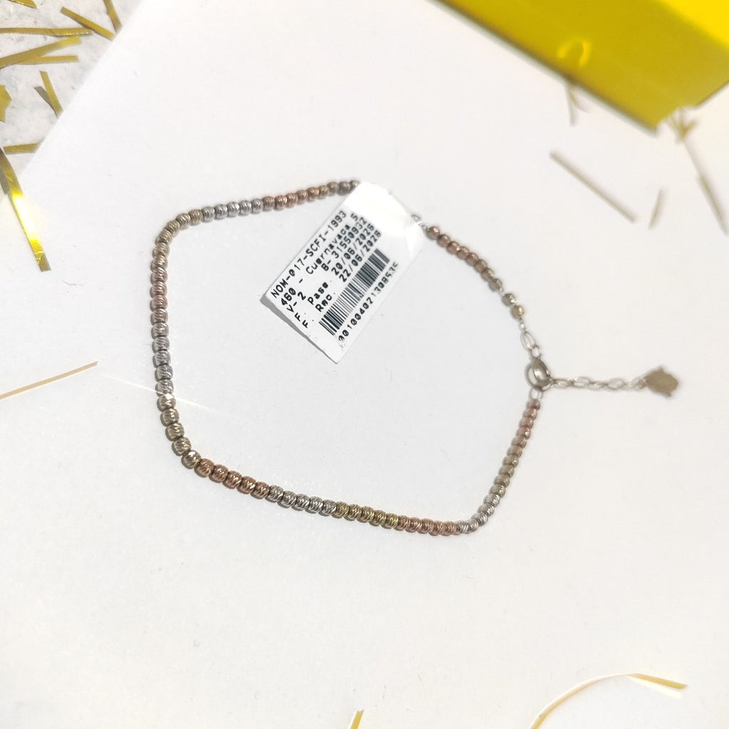PULSERA ORO, ORO COMBINADO 14 K 2.8 GRMS (SEMINUEVO)