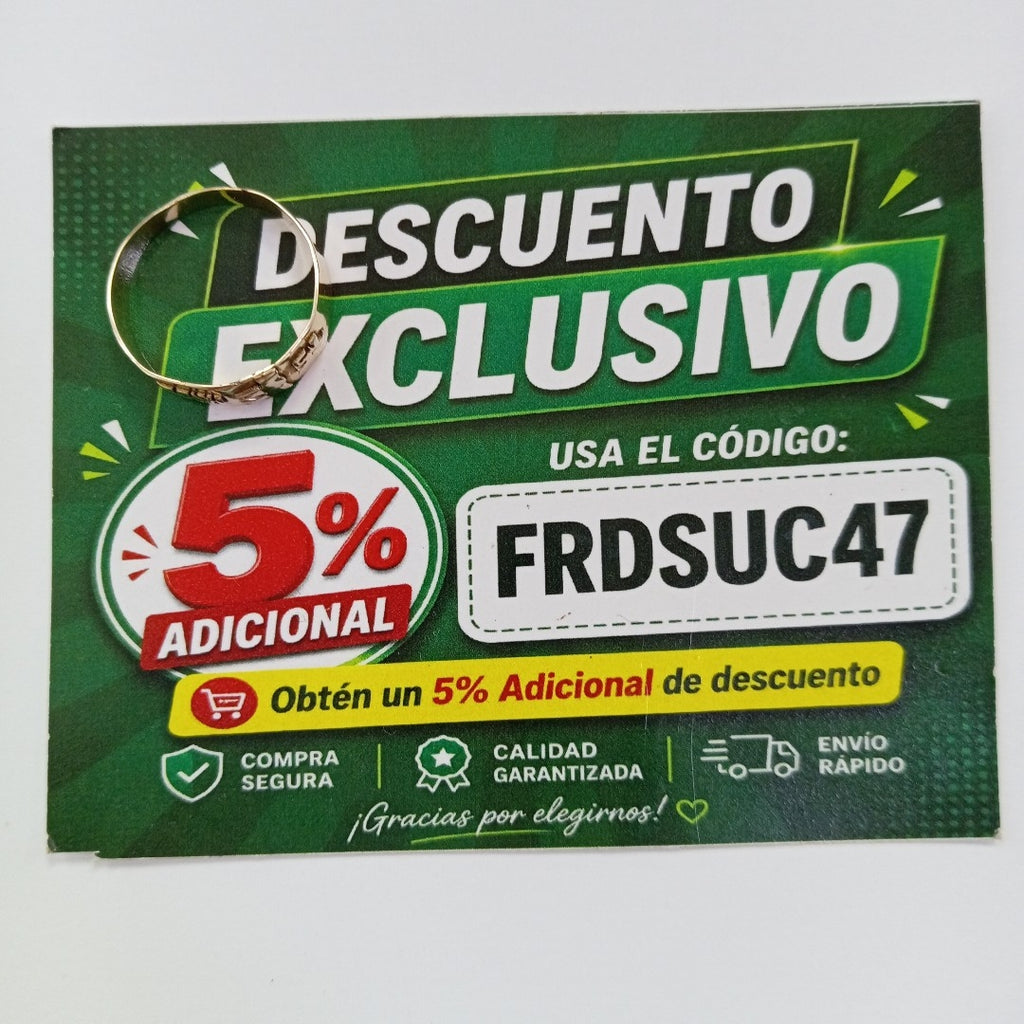 ANILLITO ORO 8 K 1.5 GRMS (SEMINUEVO)