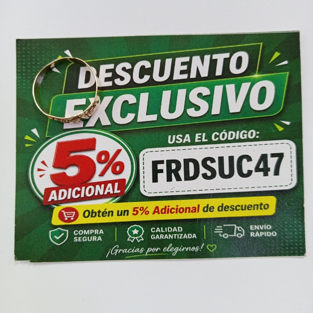 ANILLITO ORO 8 K 1.5 GRMS (SEMINUEVO)