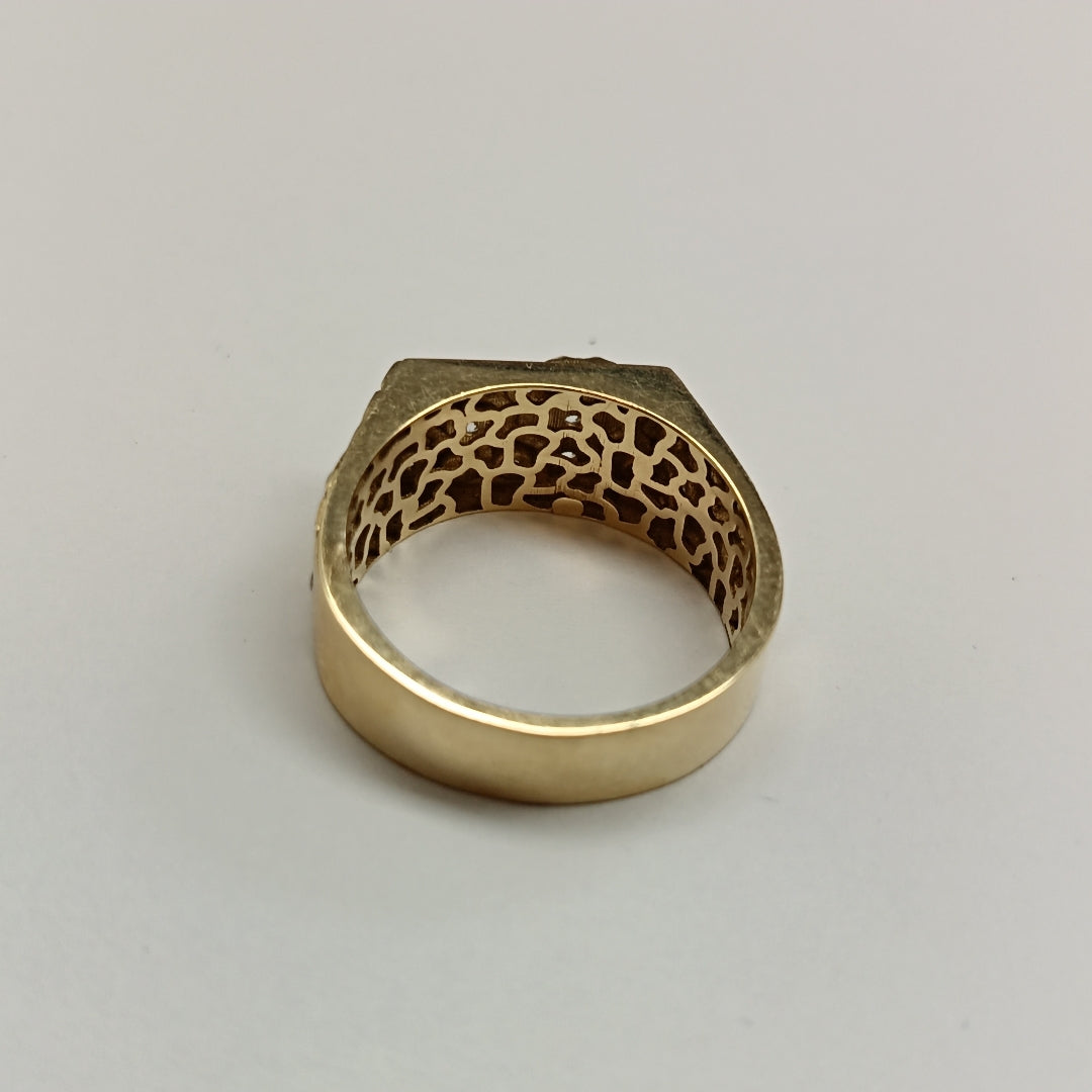 ANILLO ORO 10 K 4,40 GRMS (SEMINUEVO)