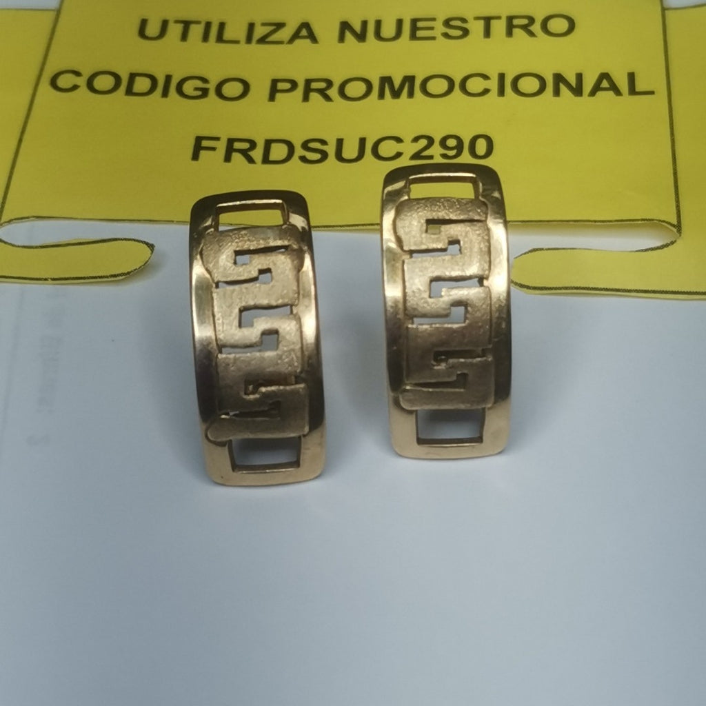 ARETES PAR ORO 14 K 5,40 GRMS (SEMINUEVO)