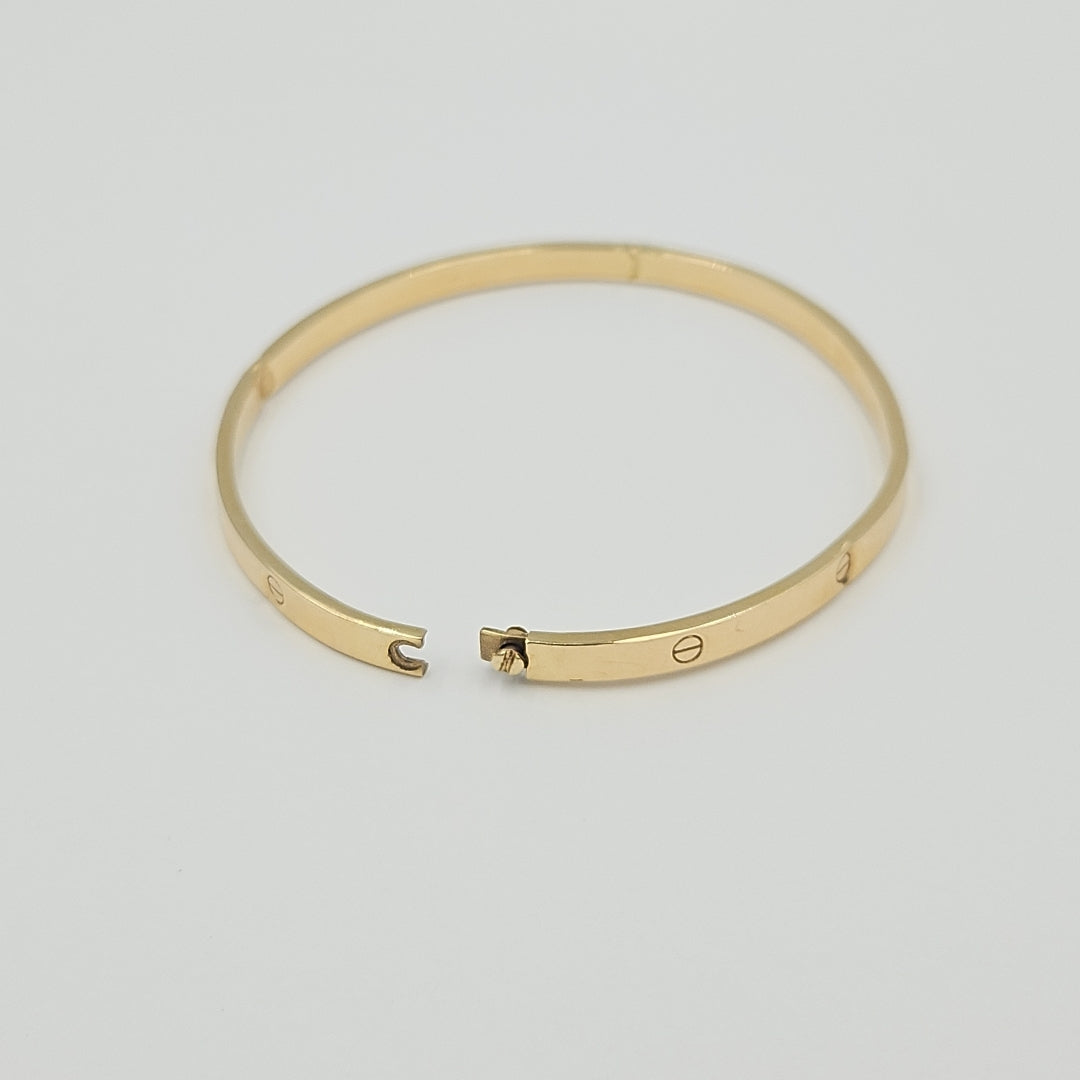PULSERA RIGIDA ORO 14 K 4,90 GRMS (SEMINUEVO)