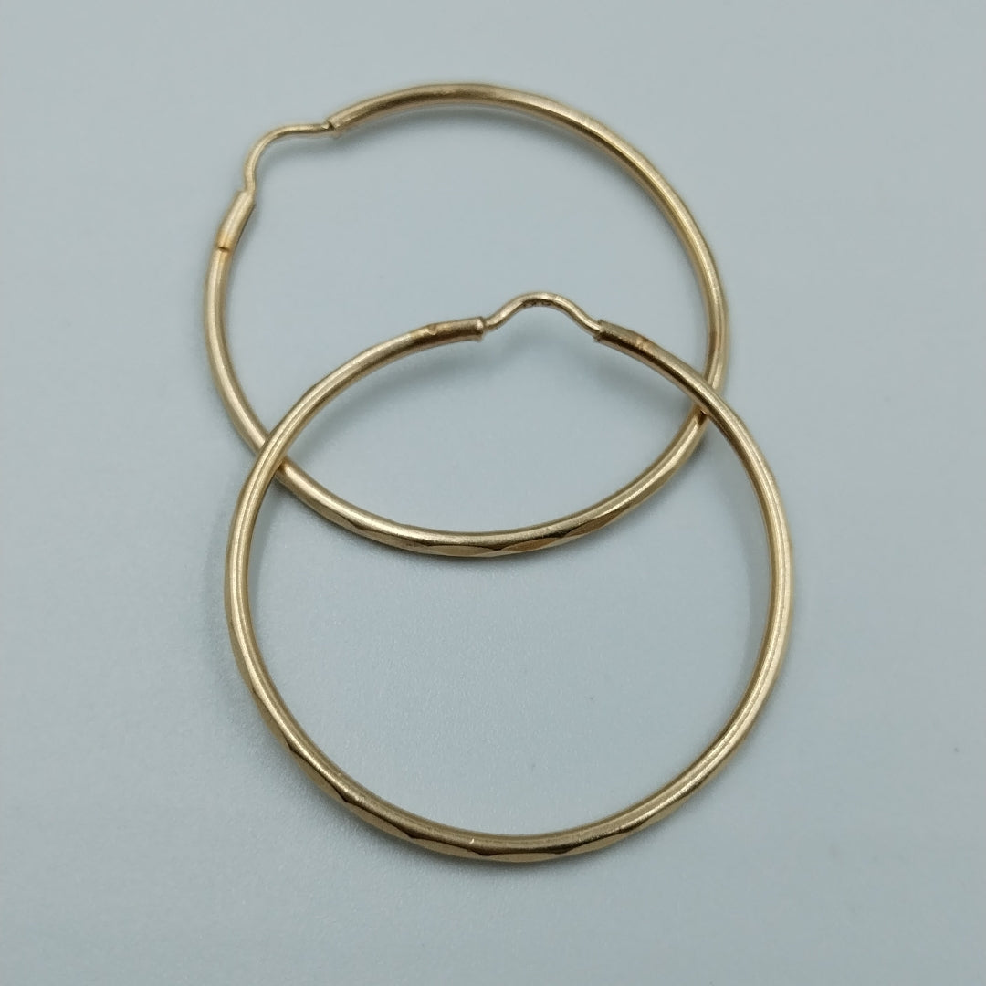 ARRACADAS PAR ORO 14 K 2.6 GRMS (SEMINUEVO)