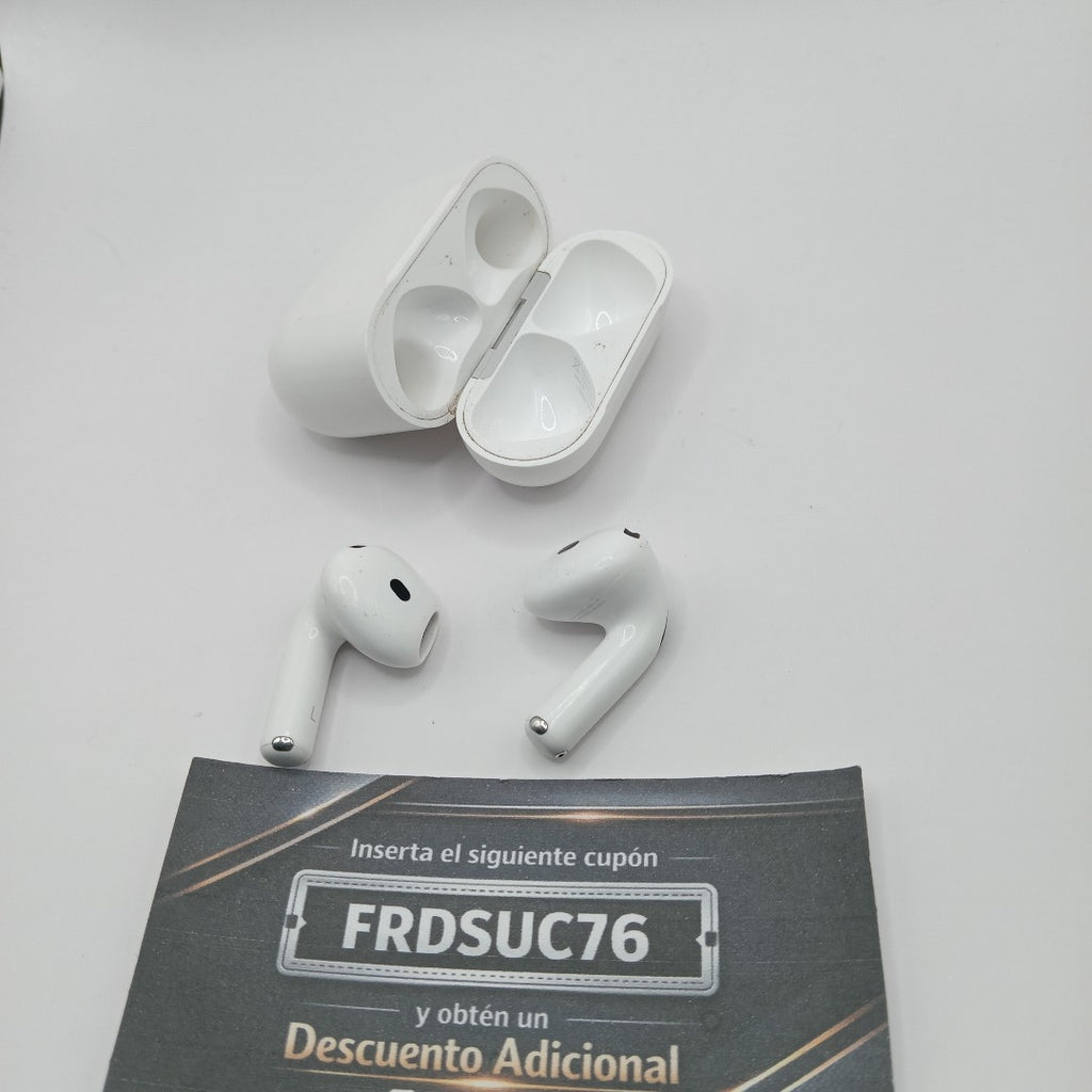 AUDIFONOS APPLE AIRPODS 4 A3057/A3058 INALAMBRICO IN EAR (SEMINUEVO)