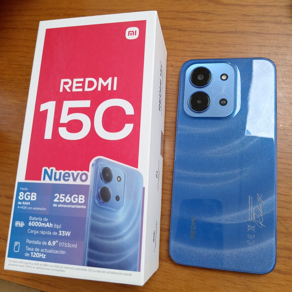 CELULAR XIAOMI REDMI 15C 25078RA3EL (2025) 256 GB 4 GB RAM (SEMINUEVO)