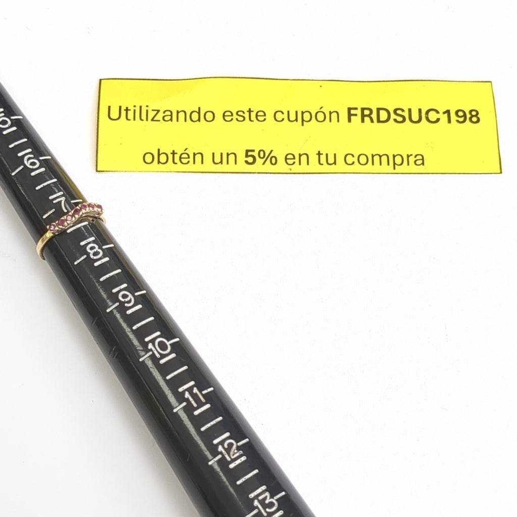 ANILLO ORO 14 K 1,40 GRMS (SEMINUEVO)