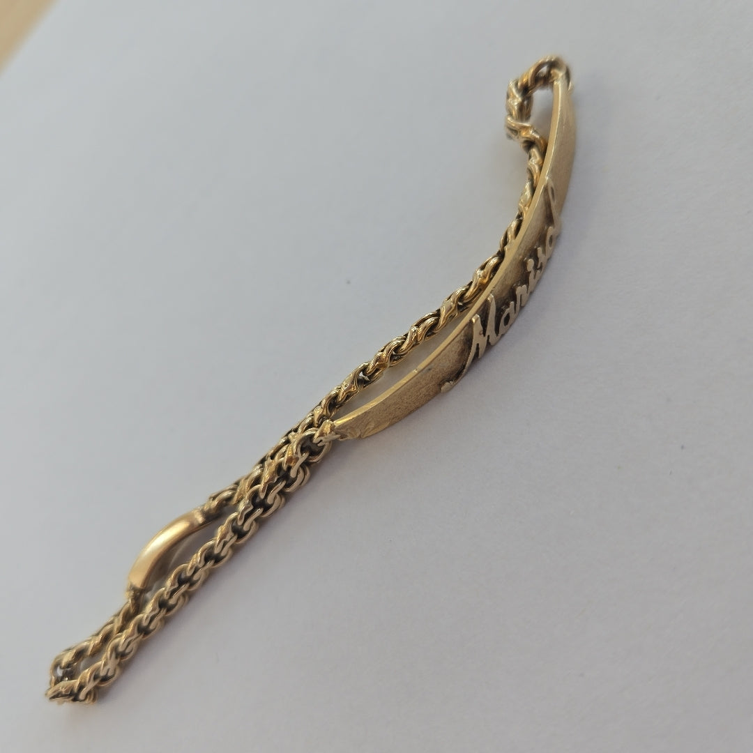 ESCLAVA ORO 14 K 10,80 GRMS (SEMINUEVO)