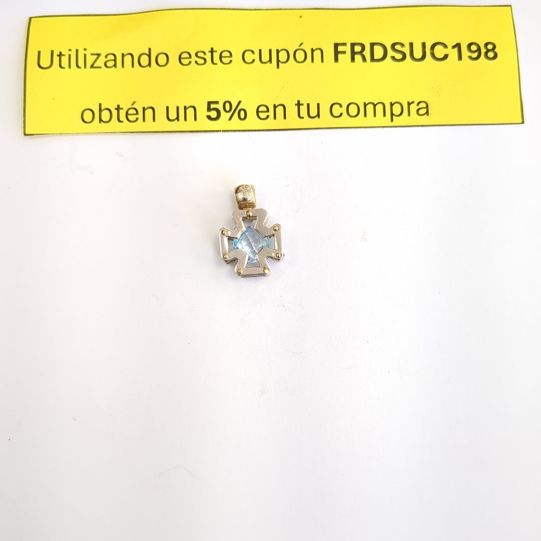 DIJE ORO COMBINADO 14 K 3,80 GRMS (SEMINUEVO)
