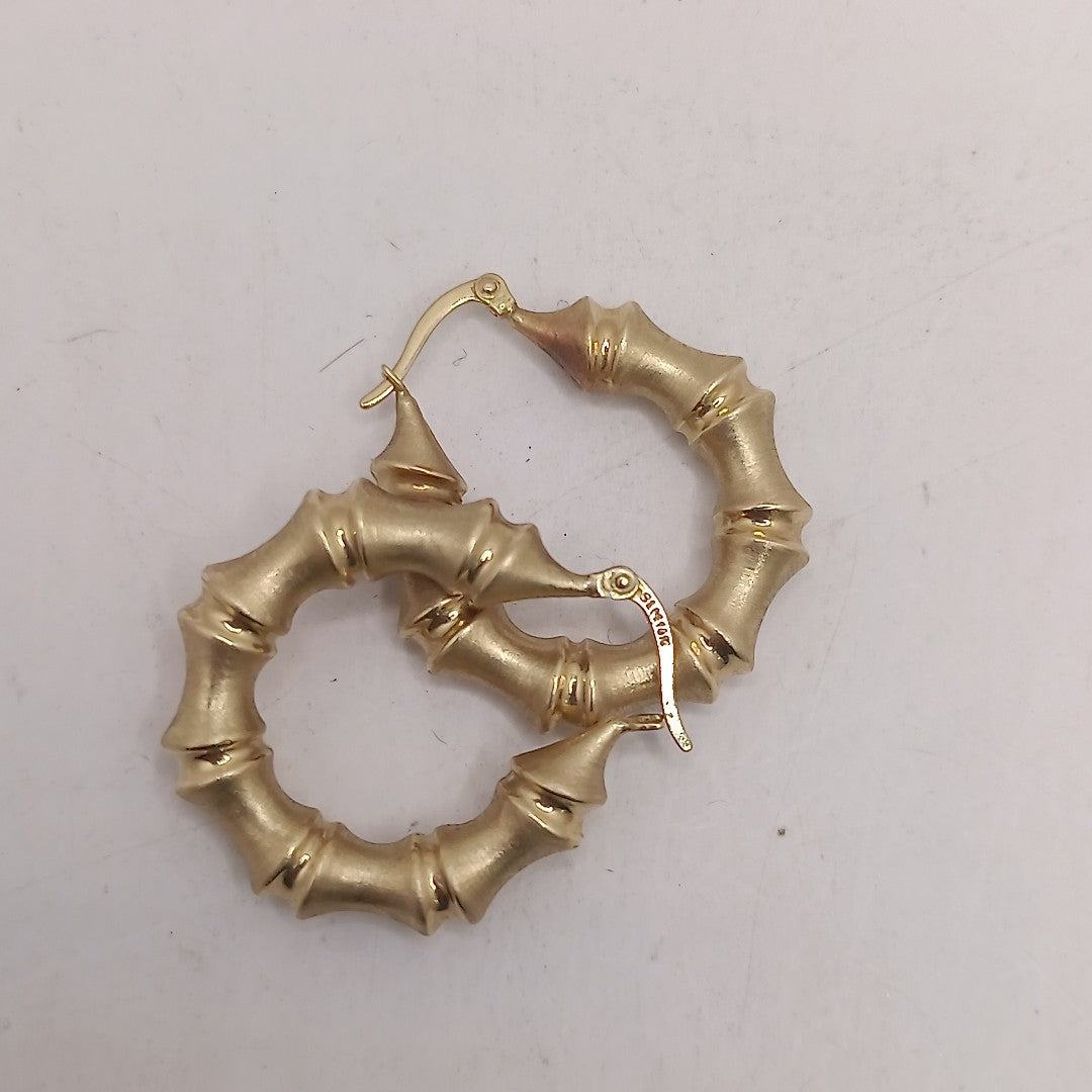 ARRACADAS PAR ORO 14 K 4.3 GRMS (SEMINUEVO)