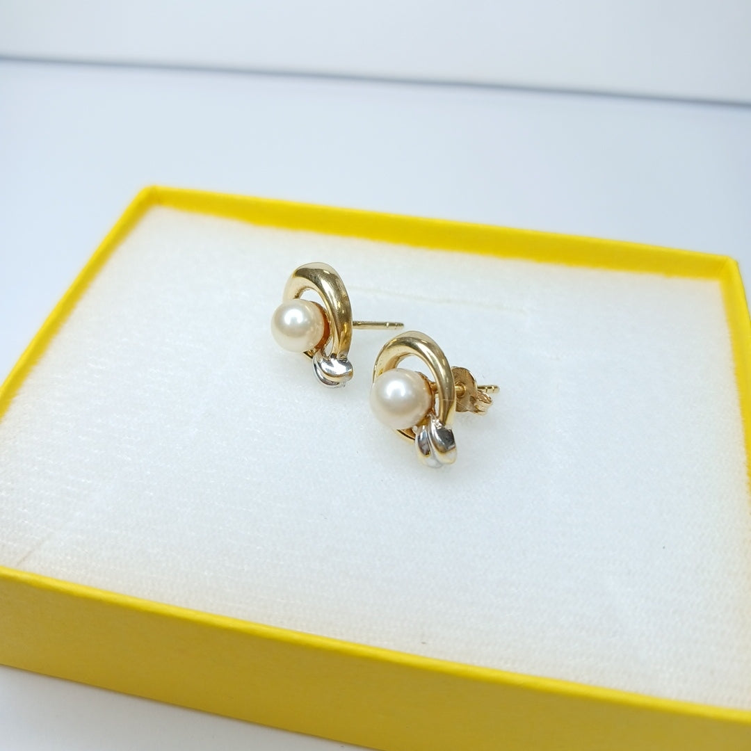 BROQUELES PAR ORO 14 K 3.5 GRMS (SEMINUEVO)