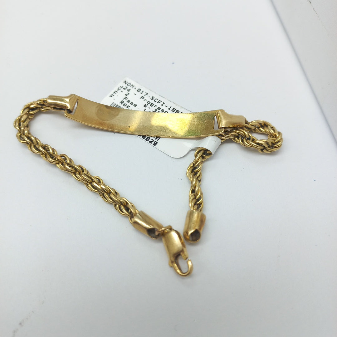 ESCLAVA ORO 10 K 10.2 GRMS (SEMINUEVO)