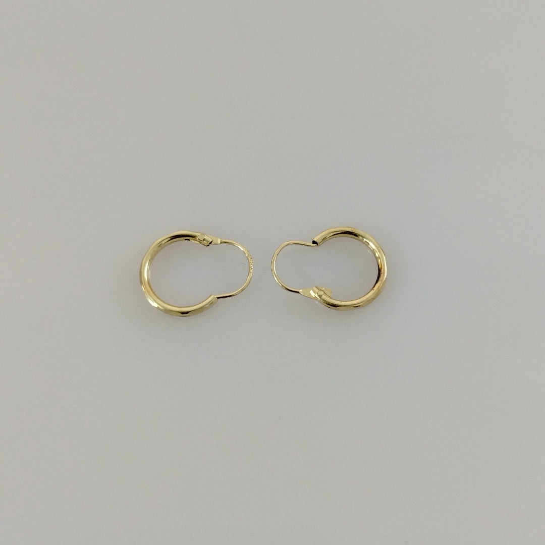 ARETES PAR ORO 14 K 0,60 GRMS (SEMINUEVO)