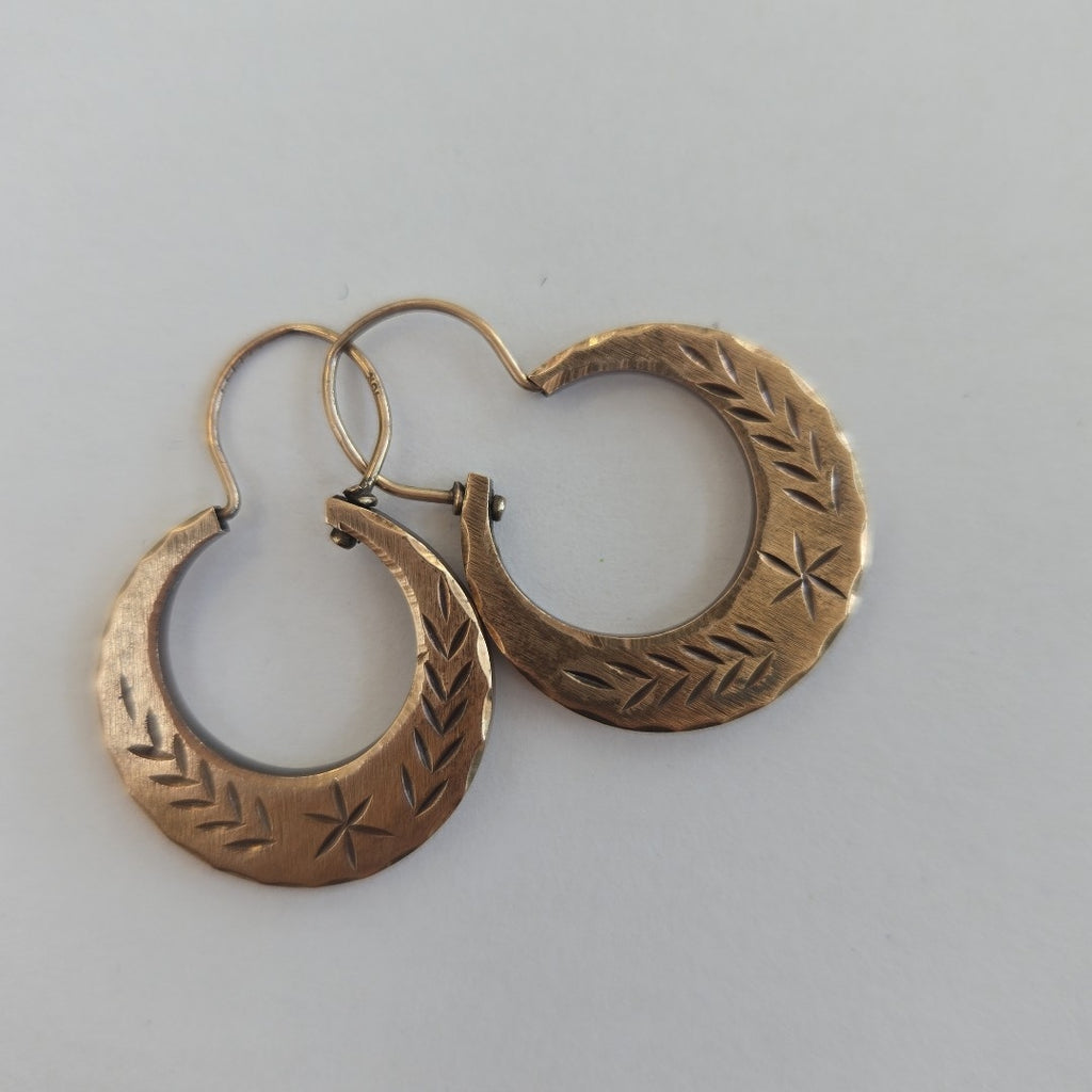 ARRACADAS PAR ORO 8 K 3,20 GRMS (SEMINUEVO)