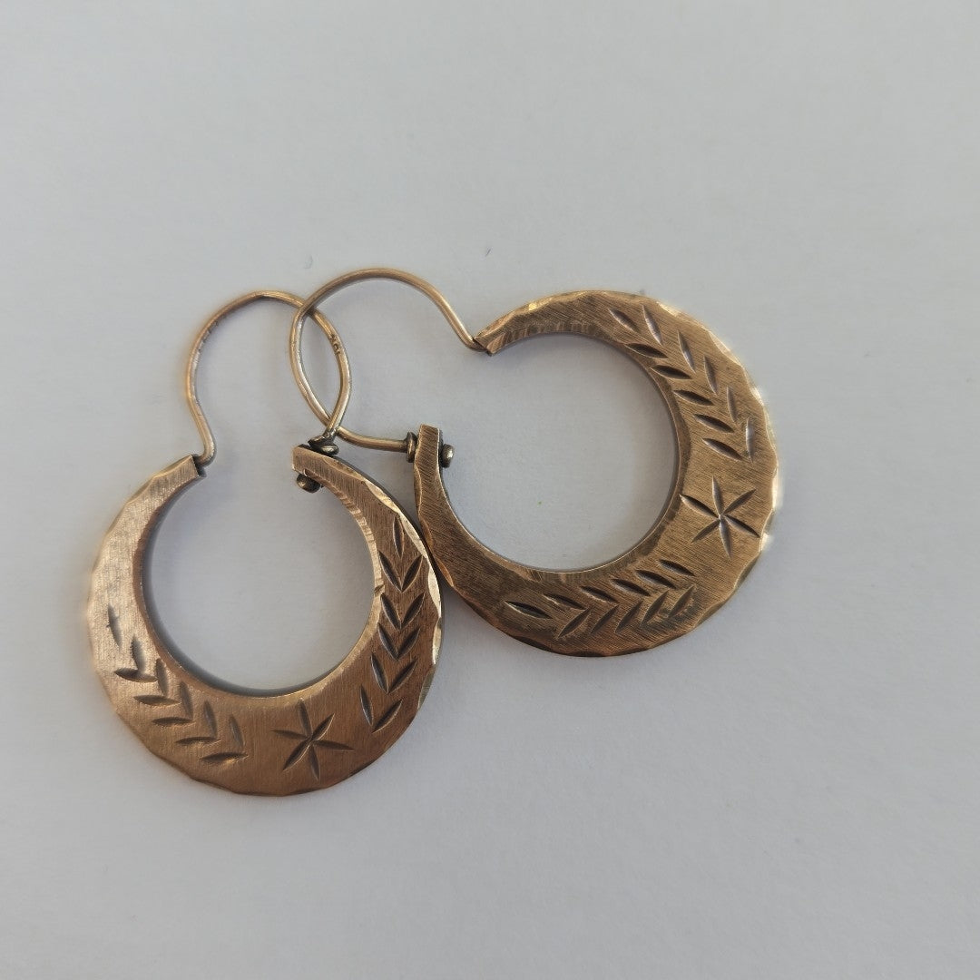 ARRACADAS PAR ORO 8 K 3,20 GRMS (SEMINUEVO)