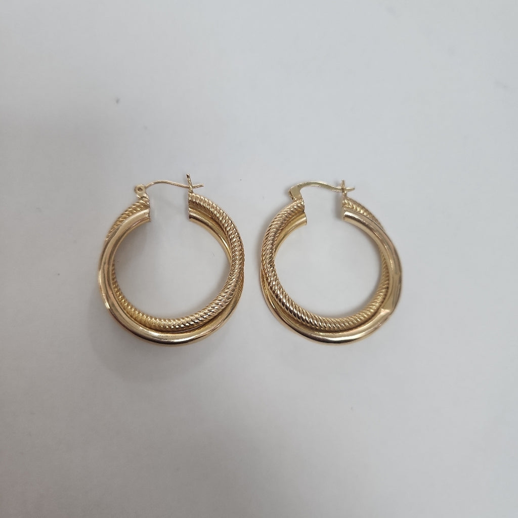 ARRACADAS PAR ORO 14 K 5.6 GRMS (SEMINUEVO)