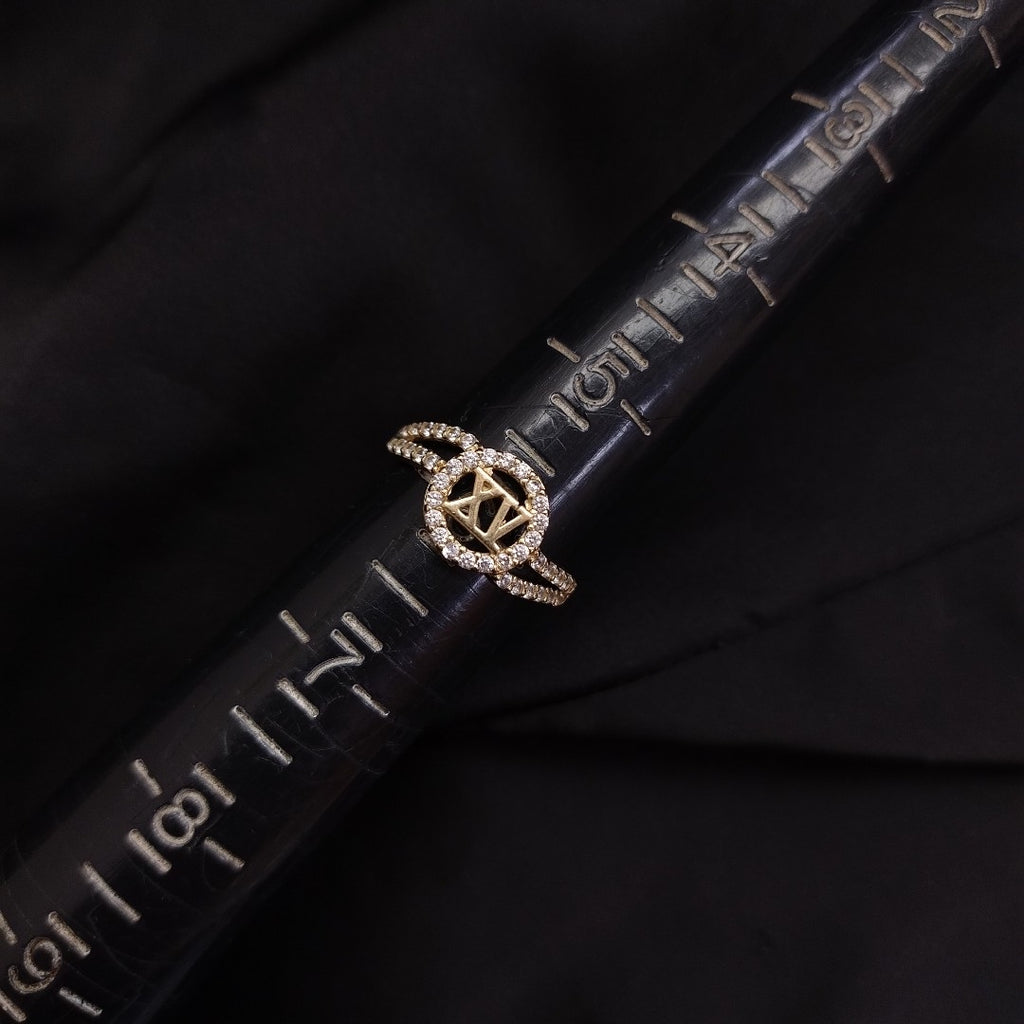 ANILLO CONMEMORATIVO ORO 10 K 1,40 GRMS (SEMINUEVO)