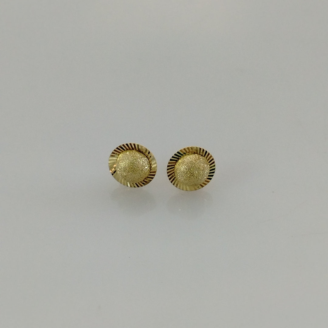 BROQUELES PAR ORO 14 K 1,60 GRMS (SEMINUEVO)