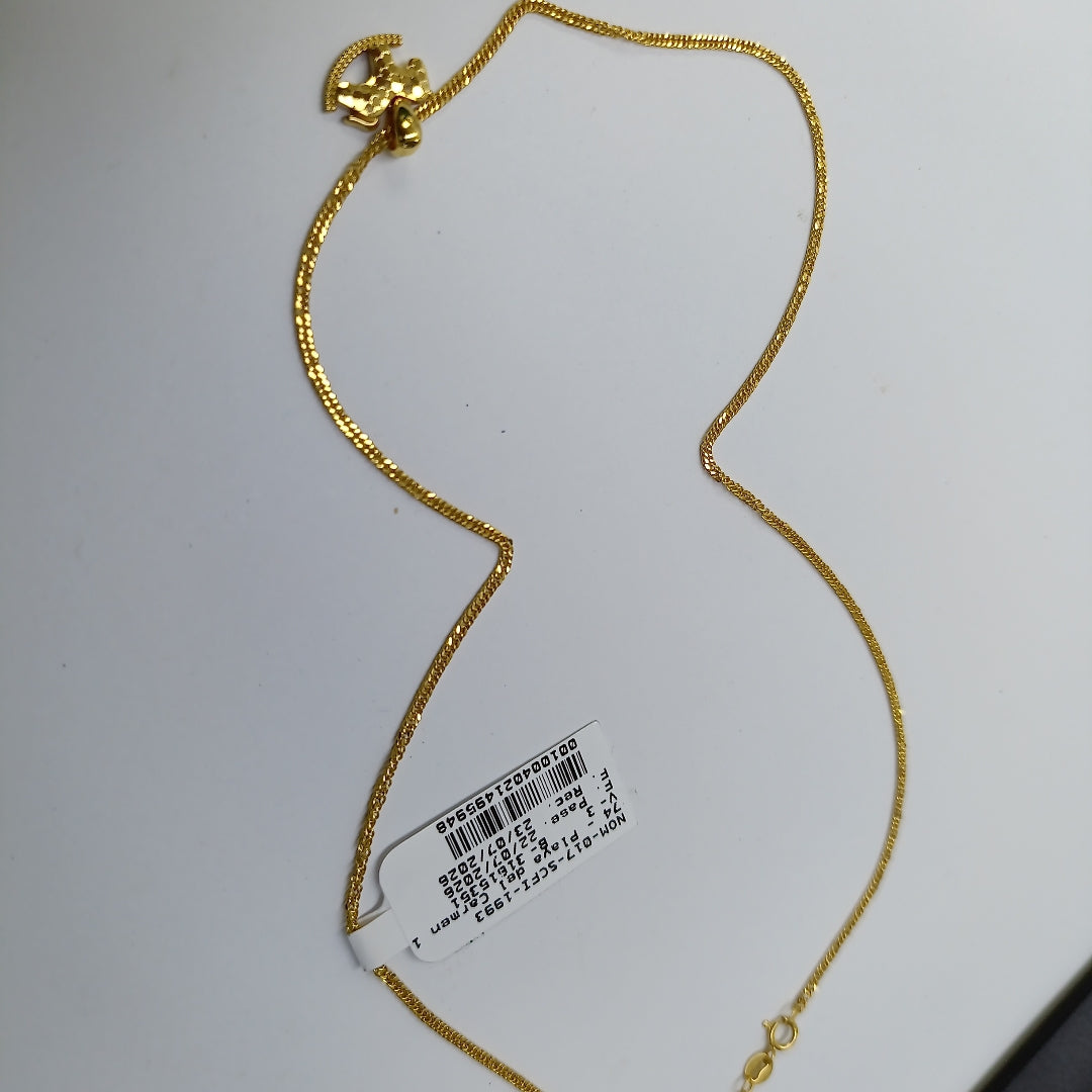GARGANTILLA ORO 18 K 2,20 GRMS (SEMINUEVO)