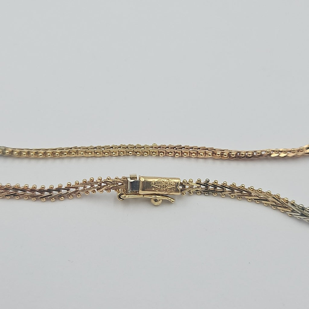 PULSERA ORO,ORO COMBINADO 10 K 6,30 GRMS (SEMINUEVO)