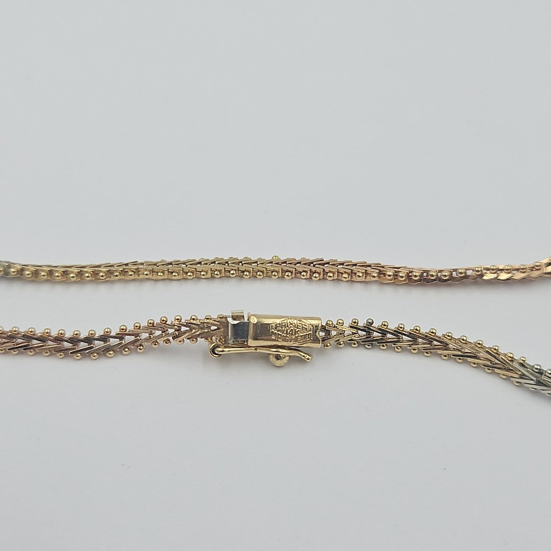 PULSERA ORO,ORO COMBINADO 10 K 6,30 GRMS (SEMINUEVO)