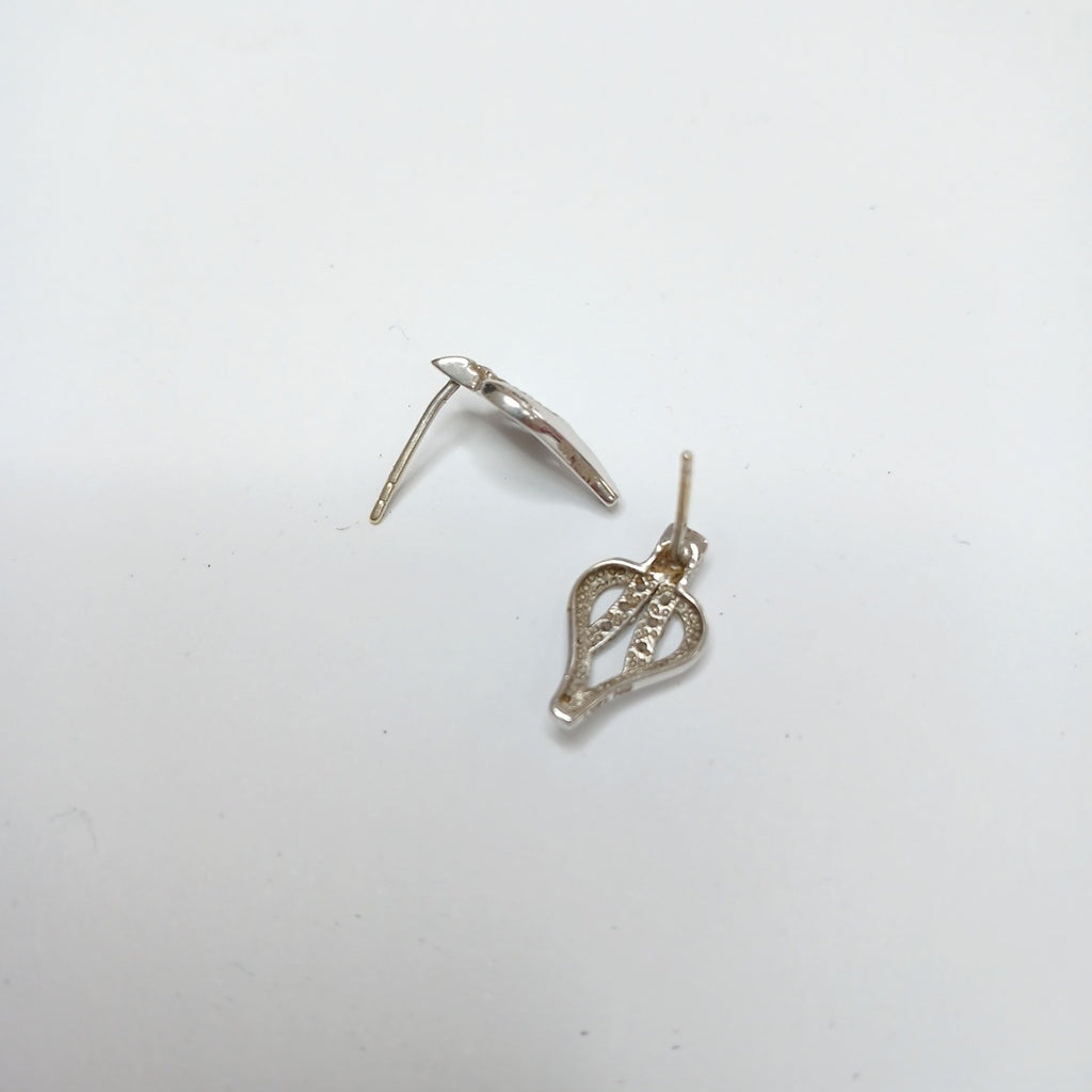 BROQUELES PAR ORO BLANCO 14 K 1.6 GRMS (SEMINUEVO)