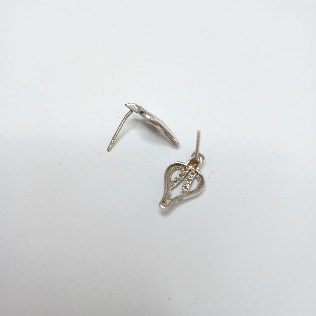 BROQUELES PAR ORO BLANCO 14 K 1.6 GRMS (SEMINUEVO)