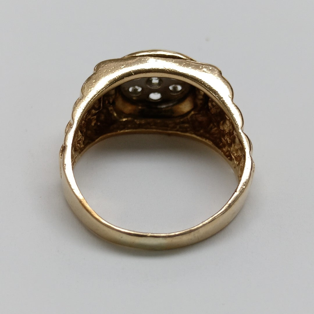 ANILLO ORO 14 K 9.6 GRMS (SEMINUEVO)