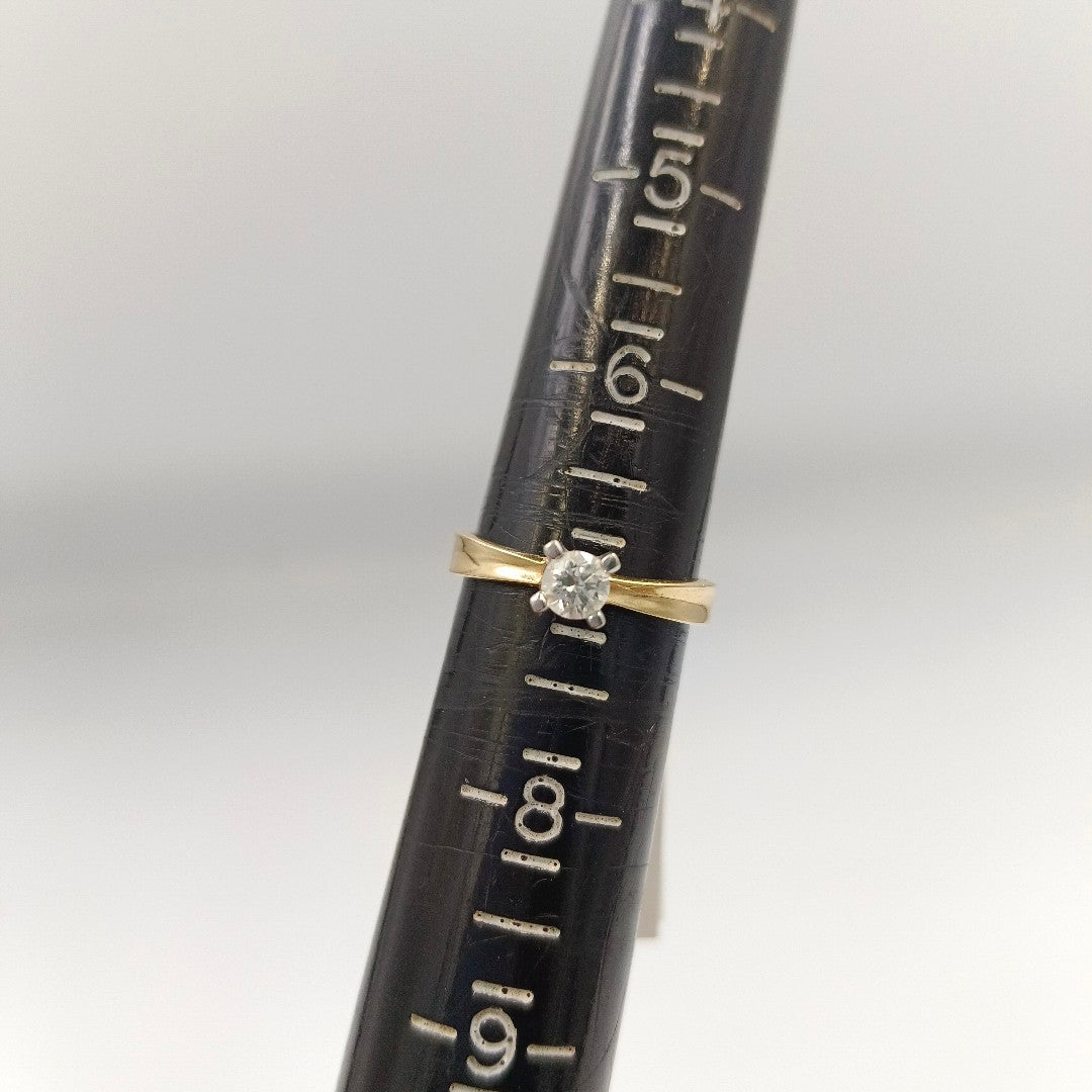 SOLITARIO ORO 14 K 2.9 GRMS (SEMINUEVO)
