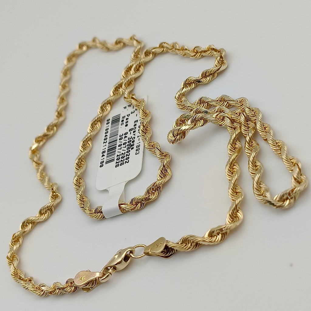 CADENA ORO 14 K 16.2 GRMS (SEMINUEVO)