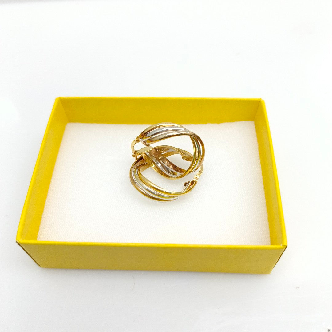 ARRACADAS PAR ORO 10 K 3,80 GRMS (SEMINUEVO)