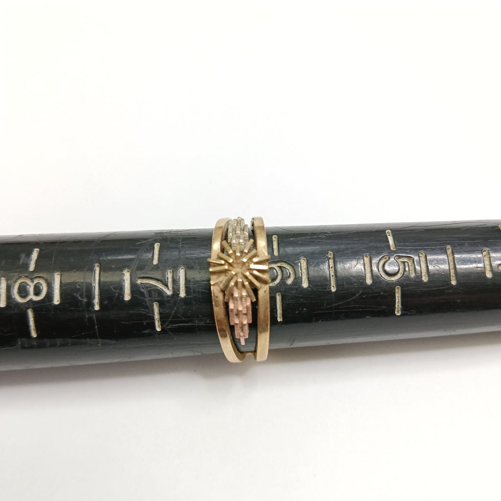 ANILLITO ORO,ORO COMBINADO 14 K 3,70 GRMS (SEMINUEVO)
