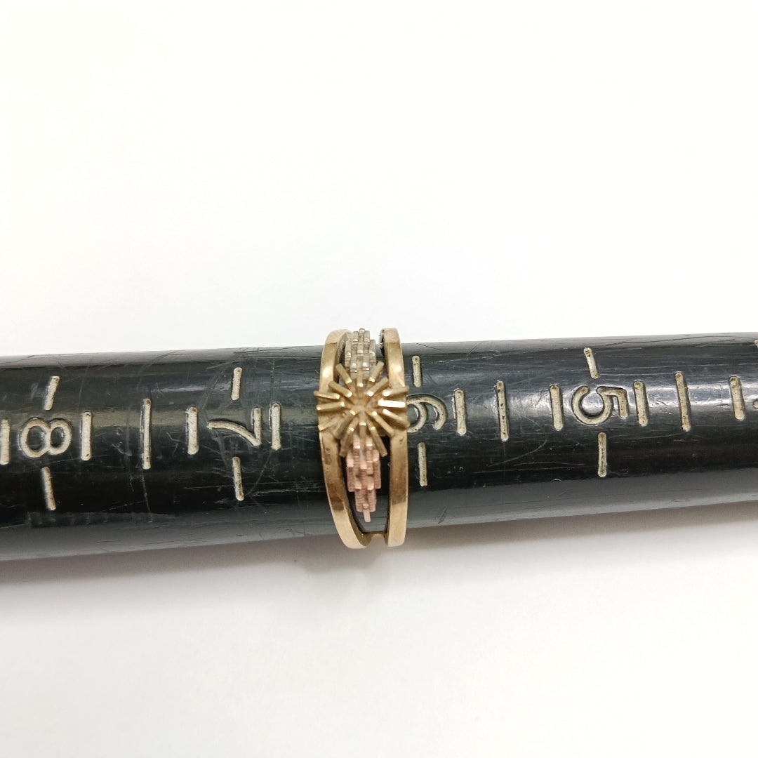 ANILLITO ORO,ORO COMBINADO 14 K 3,70 GRMS (SEMINUEVO)