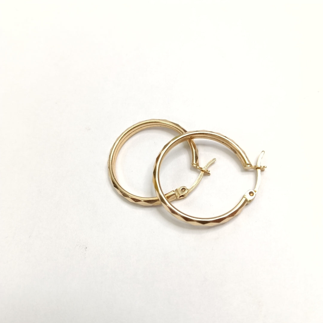 ARRACADAS PAR ORO 14 K 2.6 GRMS (SEMINUEVO)