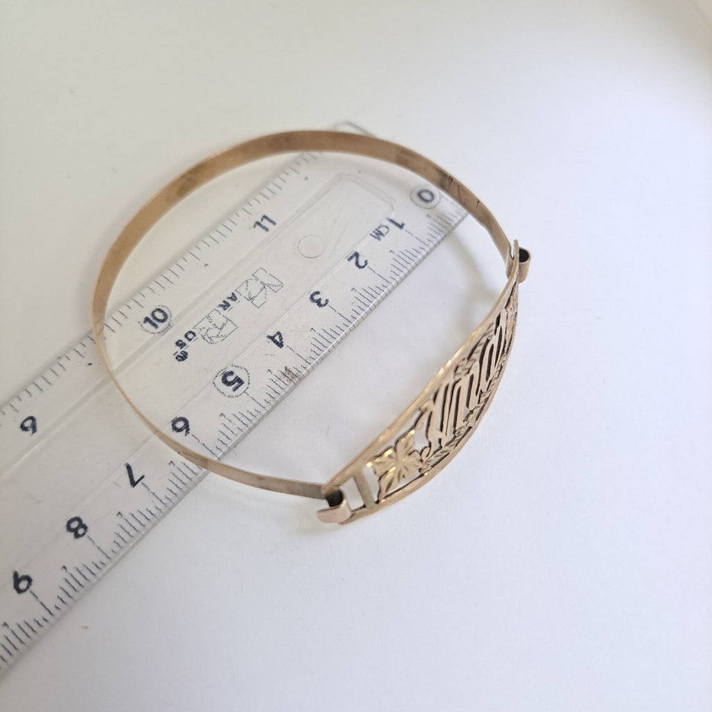 PULSERA RIGIDA ORO 8 K 8,40 GRMS (SEMINUEVO)