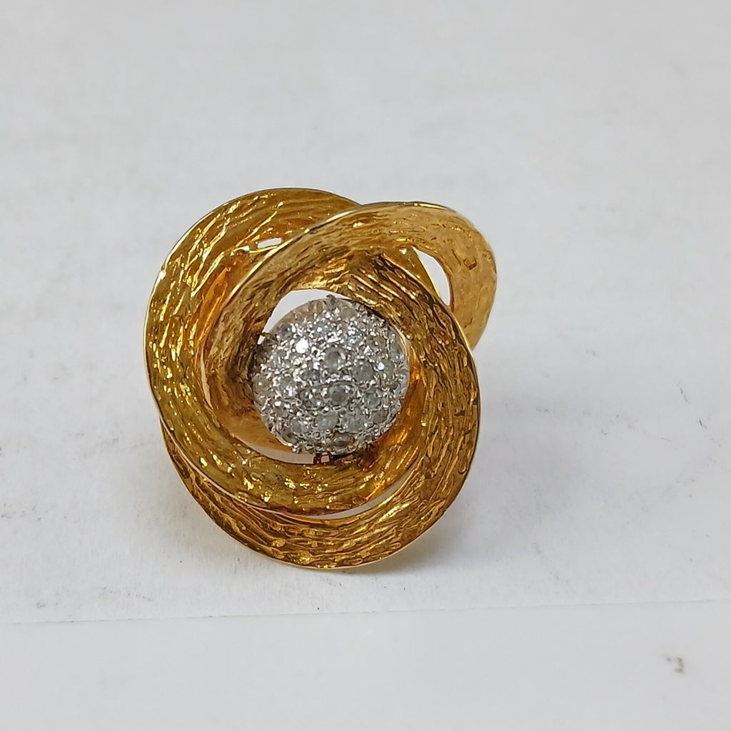 ARETES PAR ORO 18 K 13.4 GRMS (SEMINUEVO)