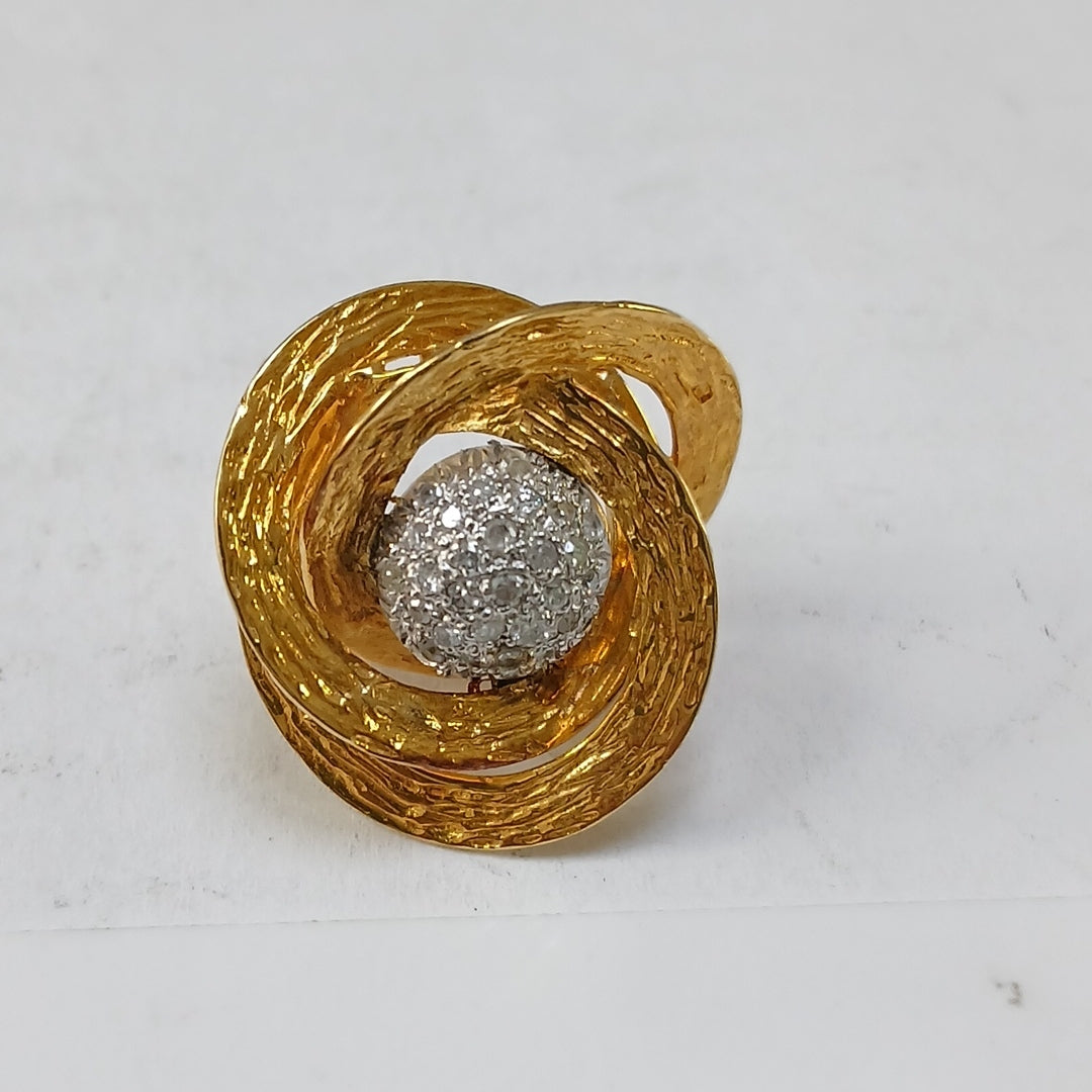 ARETES PAR ORO 18 K 13.4 GRMS (SEMINUEVO)