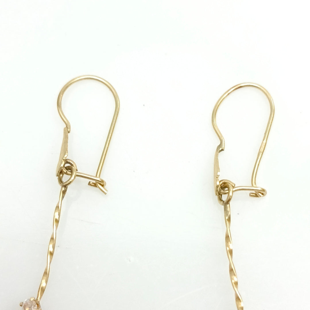 ARETES PAR ORO 10 K 1,30 GRMS (SEMINUEVO)